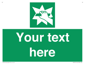 Custom Break Glass Sign